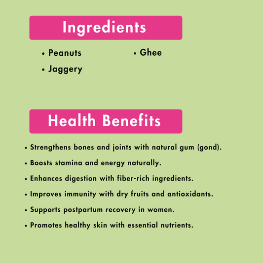 Peanut Laddoo | Protein-Packed Energy Balls | Rs.400 Per 500g | Rs.800 Per kg.