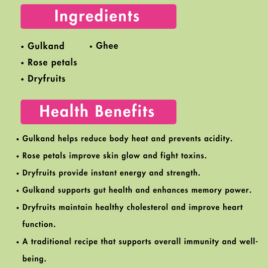 Gulkand Laddoo | Cooling & Delicious | Rs.900 Per 500g | Rs.1700 Per kg