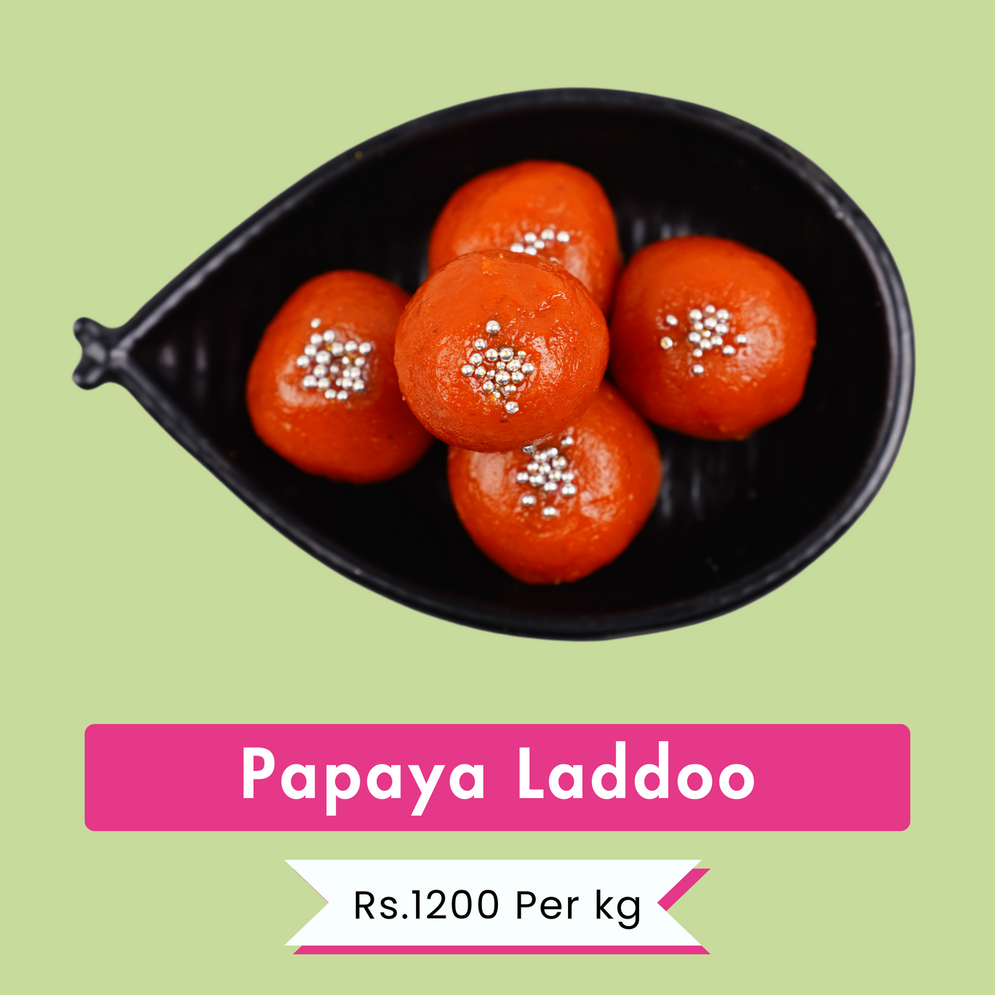 Papaya Laddoo | Digestive Delight  | Rs.650 Per 500g | Rs.1200 Per kg.