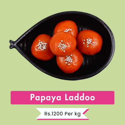 Papaya Laddoo | Digestive Delight  | Rs.650 Per 500g | Rs.1200 Per kg.