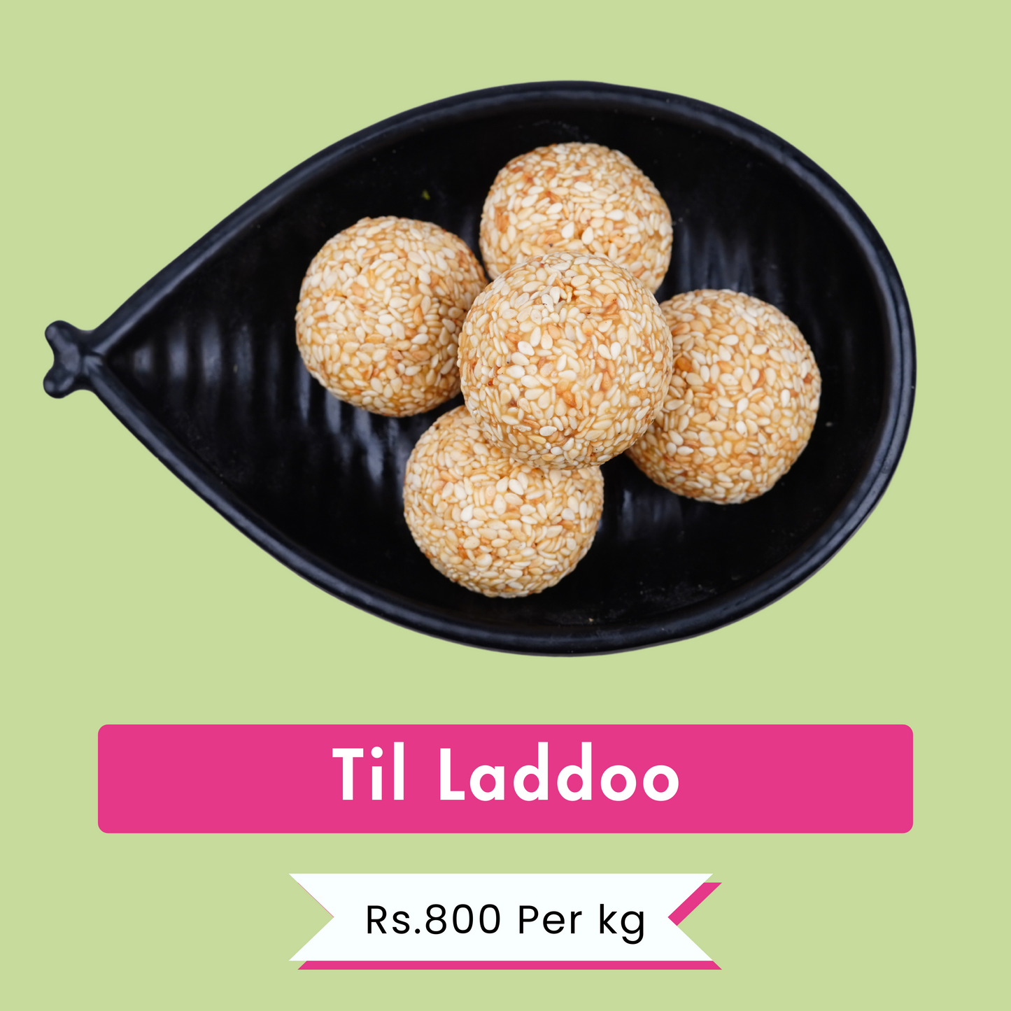 Til Laddoo | Crunchy & Calcium-Rich | Rs.450 Per 500g | Rs.800 Per kg.