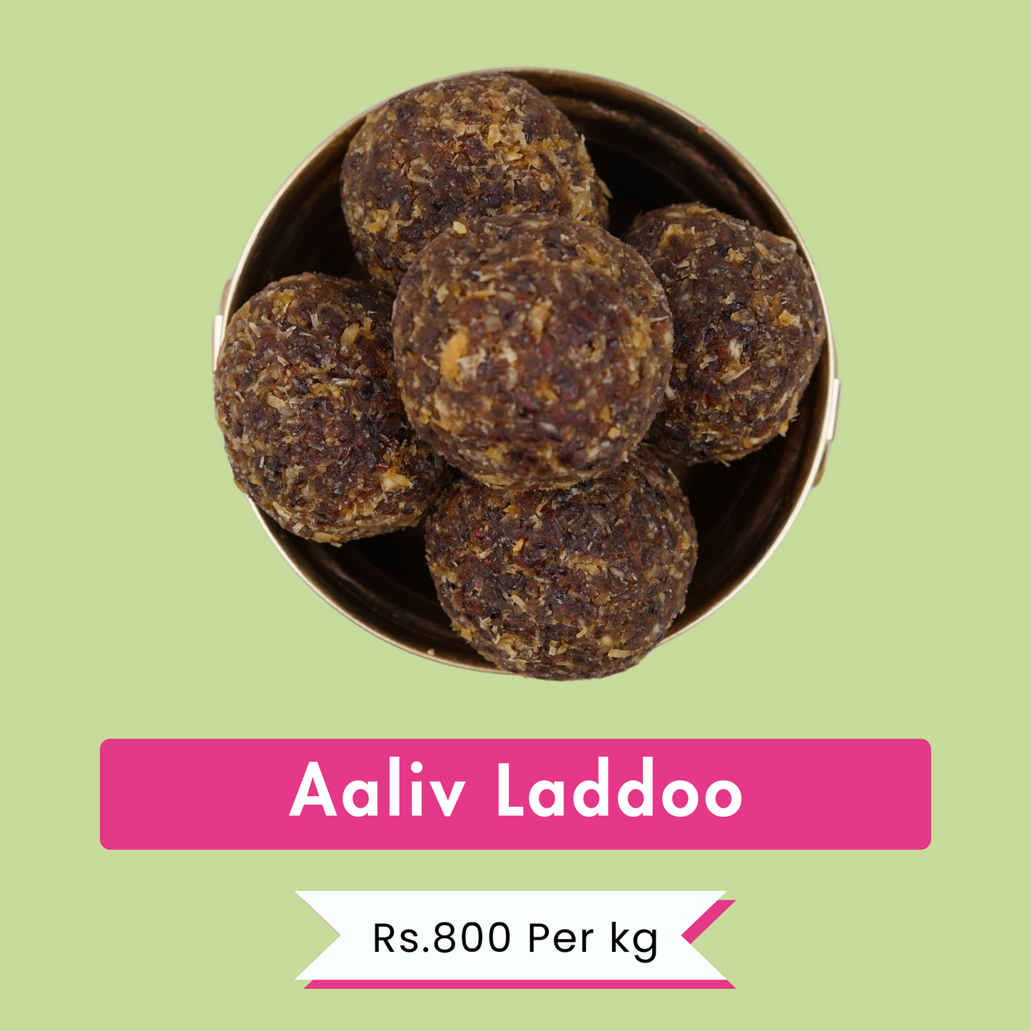 AalivLaddoo | Omega-3 Rich & Heart-Healthy | Rs.450 Per 500g | Rs.800 Per kg.