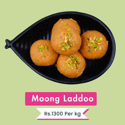 Moong Laddoo | Protein-Rich Treat | Rs.650 Per 500g | Rs.1300 Per kg.